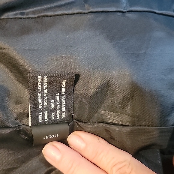 Jones New York Blazer leather jacket large - Picture 5 of 6